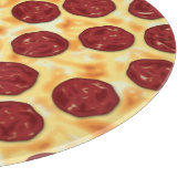Pepperoni Pizza Pattern Schneidebrett (Ecke)