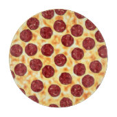 Pepperoni Pizza Pattern Schneidebrett (Vorderseite)