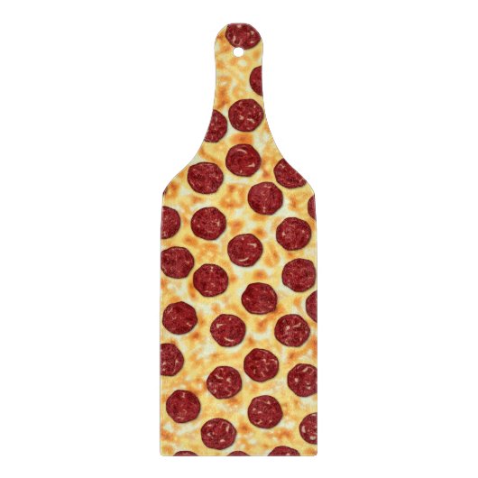 Pepperoni Pizza Pattern Schneidebrett (Vorderseite)