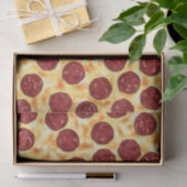 Pepperoni Pizza Pattern Seidenpapier (Geschenk)