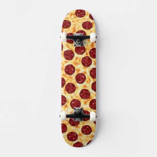 Pepperoni Pizza Pattern Skateboard (Vorderseite)