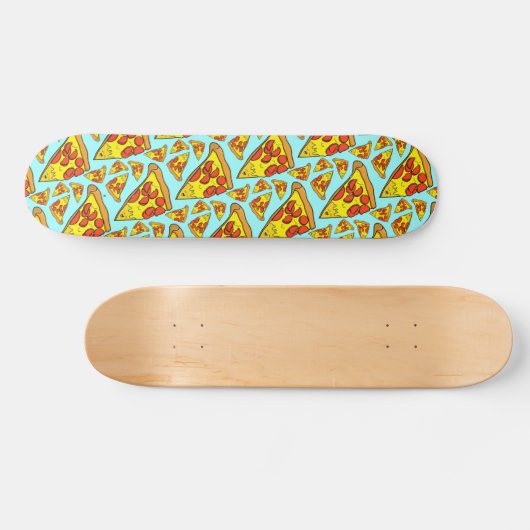 Pepperoni Pizza Pattern Skateboard (Horizontal)