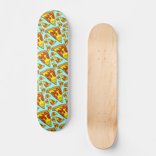 Pepperoni Pizza Pattern Skateboard (Vorderseite)
