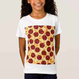 Pepperoni Pizza Pattern T-Shirt