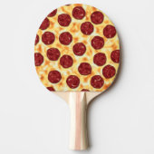 Pepperoni Pizza Pattern Tischtennis Schläger (Vorderseite)