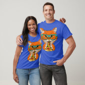 Pepperoni Pizza Pie Cat Lover Junk Food Eat Fan T-Shirt (Unisex)