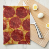 PEPPERONI PIZZA PLUS 3 GESCHIRRTUCH (Viertel Falte)