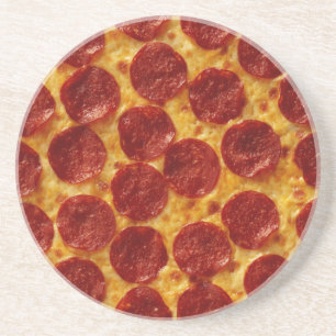 PEPPERONI PIZZA PLUS 3 GETRÄNKEUNTERSETZER