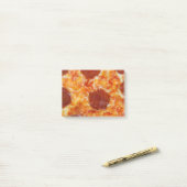 Pepperoni-Pizza Post-it Klebezettel (Auf Schreibtisch)