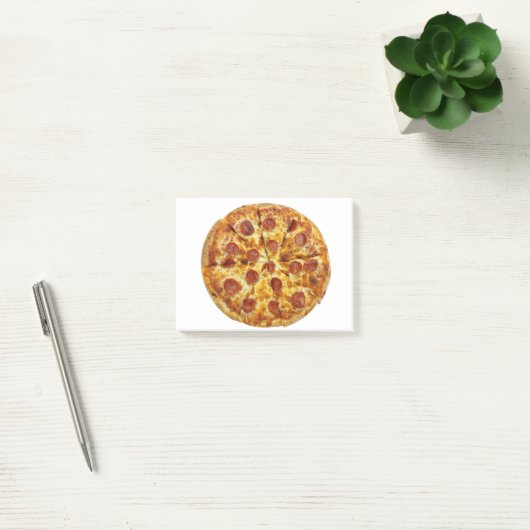 Pepperoni Pizza Post-it Klebezettel (Büro)