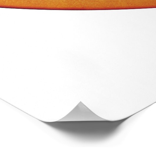 Pepperoni Pizza Poster (Ecke)