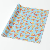 Pepperoni-Pizza-Scheibe, die Geschenkpapier (Ungerollt)