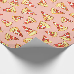 Pepperoni-Pizza-Scheibe, die Geschenkpapier
