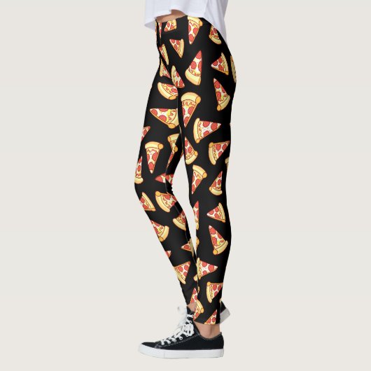 Pepperoni-Pizza-Scheibe, die Muster-Leggings Leggings (Links)