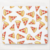 Pepperoni-Pizza-Scheibe, die Muster-Mausunterlage Mousepad (Vorne)