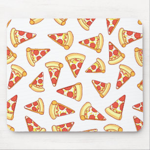 Pepperoni-Pizza-Scheibe, die Muster-Mausunterlage Mousepad
