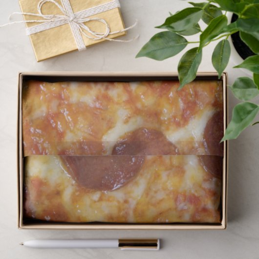 Pepperoni-Pizza Seidenpapier (Geschenk)