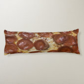 Pepperoni Pizza Seitenschläferkissen (Rückseite)