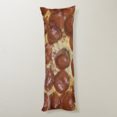 Pepperoni Pizza Seitenschläferkissen (Rückseite (Vertikal))