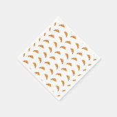 Pepperoni pizza serviette (Ecke)