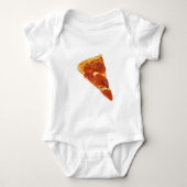 Pepperoni Pizza Slice Baby Strampler (Vorderseite)