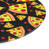 Pepperoni Pizza Slices Food Gemustert Schneidebrett (Ecke)