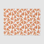 Pepperoni Pizza Slices Fun Crazy Seidenpapier (Vorderseite)