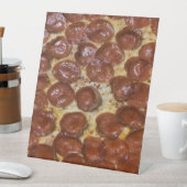 Pepperoni Pizza Sockelschild (In Situ)