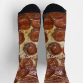 Pepperoni Pizza Socken (Oben)