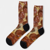 Pepperoni Pizza Socken (Linkes Detail)