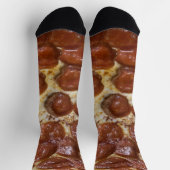 Pepperoni Pizza Socken (Oben)