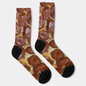 Pepperoni Pizza Socken (Rechts)