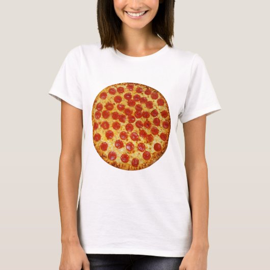 Pepperoni Pizza T-Shirt (Vorderseite)