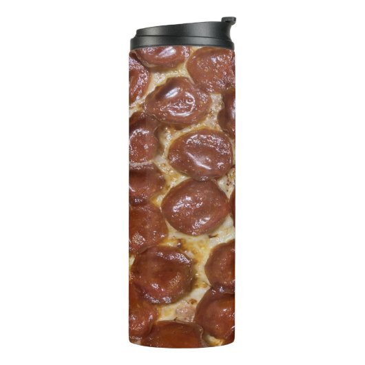 Pepperoni Pizza Thermosbecher (Nach links gedreht)