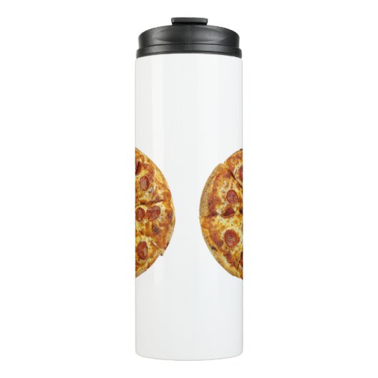Pepperoni Pizza Thermosbecher (Vorderseite)