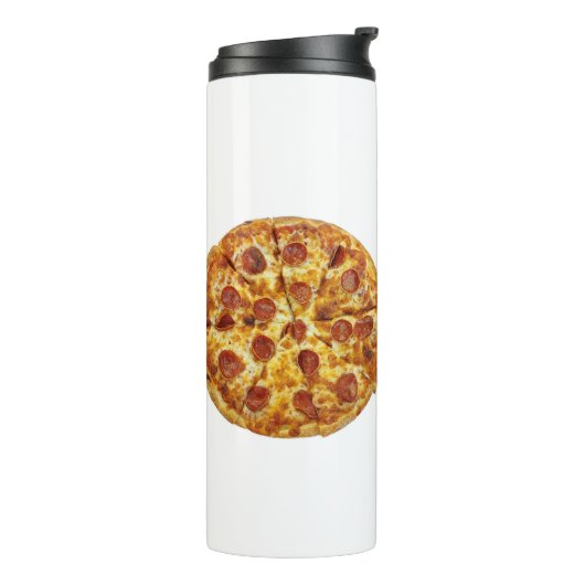 Pepperoni Pizza Thermosbecher (Nach links gedreht)