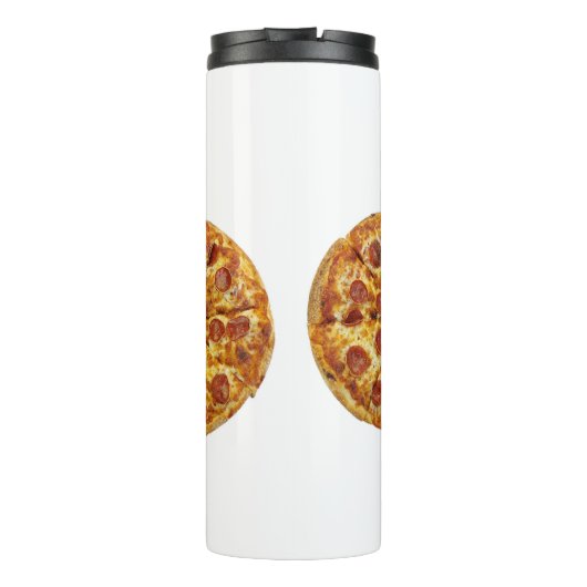 Pepperoni Pizza Thermosbecher (Rückseite)