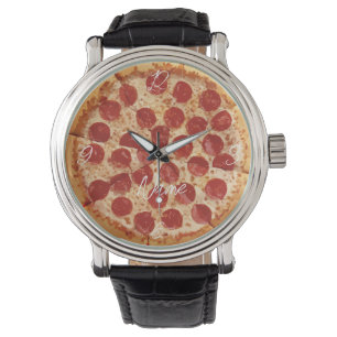Pepperoni Pizza Thunder_Cove Armbanduhr