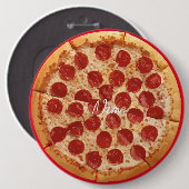 Pepperoni Pizza Thunder_Cove Button (Vorne & Hinten)