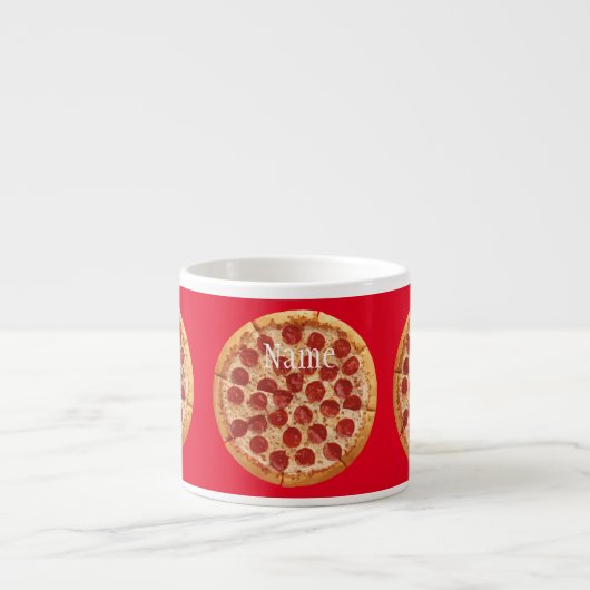 Pepperoni Pizza Thunder_Cove Espressotasse (Vorderseite)
