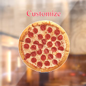 Pepperoni Pizza Thunder_Cove Fensteraufkleber (Blatt 2)