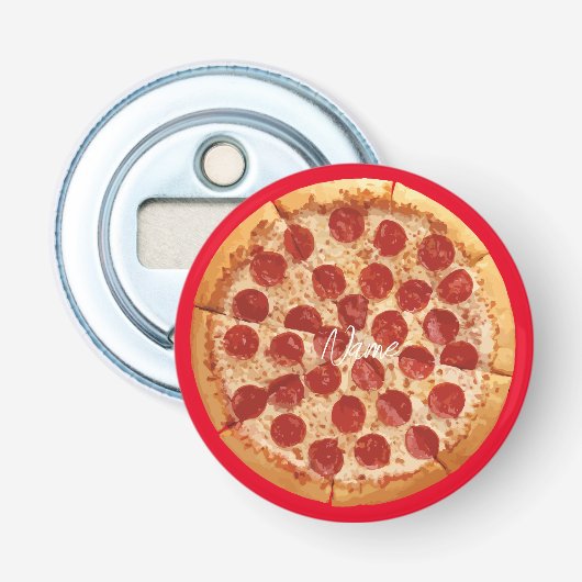 Pepperoni Pizza Thunder_Cove Flaschenöffner (Vorderseite)