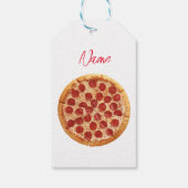 Pepperoni Pizza Thunder_Cove Geschenkanhänger (Rückseite)