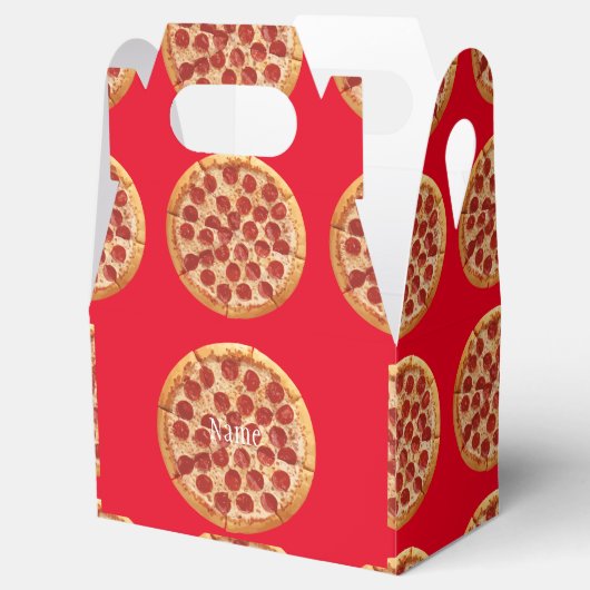 Pepperoni Pizza Thunder_Cove Geschenkschachtel (Geöffnet)