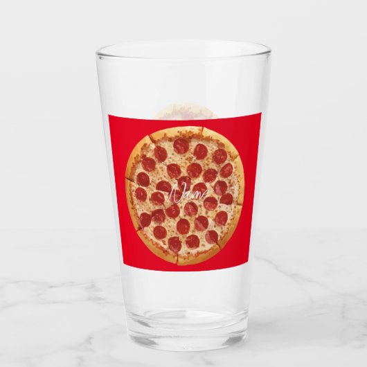Pepperoni Pizza Thunder_Cove Glas (Vorderseite)
