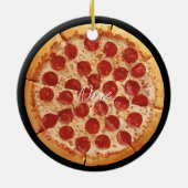 Pepperoni Pizza Thunder_Cove Keramik Ornament (Hinten)