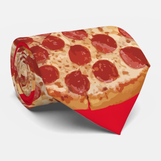 Pepperoni Pizza Thunder_Cove Krawatte (Gerollt)