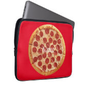 Pepperoni Pizza Thunder_Cove Laptopschutzhülle (Vorne Rechts)