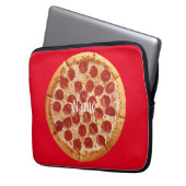 Pepperoni Pizza Thunder_Cove Laptopschutzhülle (Vorderseite Links)
