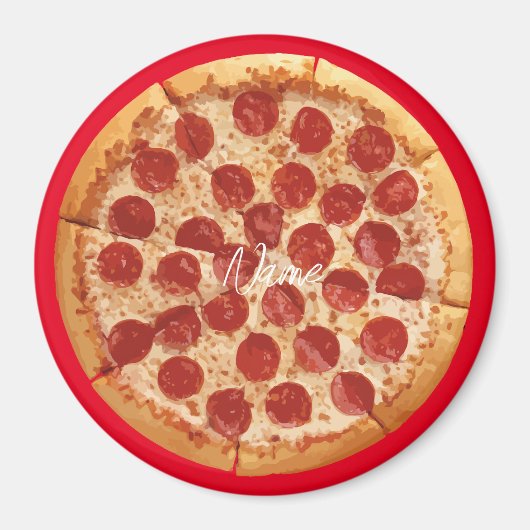 Pepperoni Pizza Thunder_Cove Magnet (Vorne)